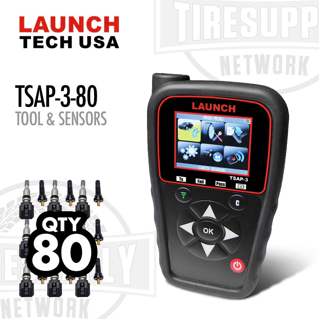 Launch Tech USA | RF-Sensor Programmable Universal TPMS Sensor - Dual Valves (LTR-2400*)