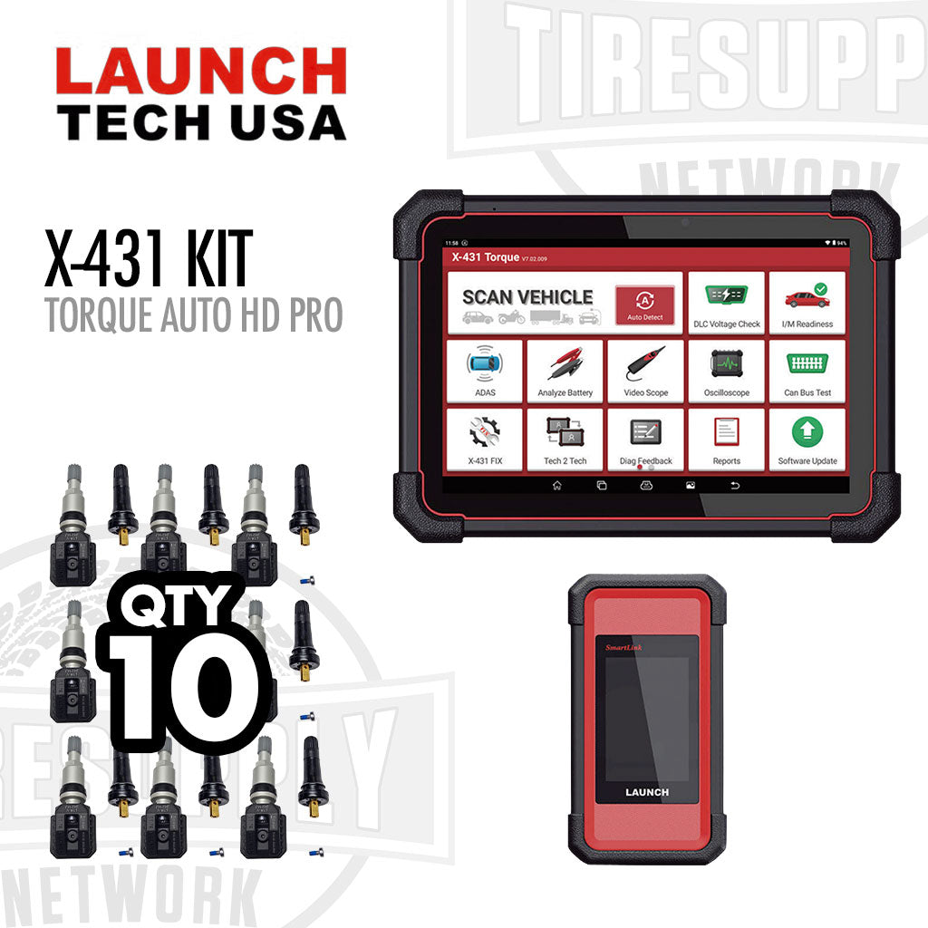 Launch 301190908 X-431 Torque Auto HD Pro Kit + 10 Sensors