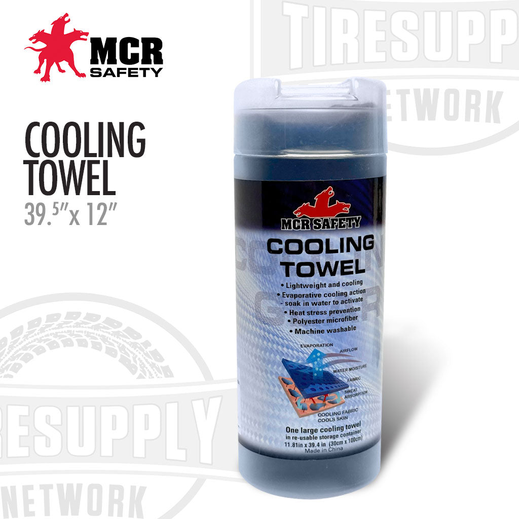 MCR Safety CT100 | Blue Cooling Towel - 39.5"x 12"
