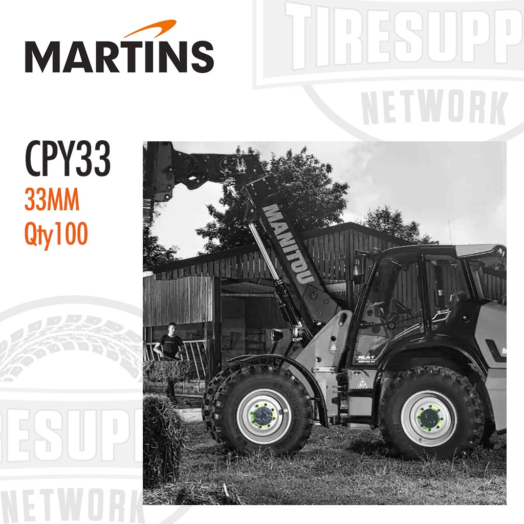 Martins | Checkpoint Yellow 33mm Wheel Nut Indicator - Bag of 100 (CPY33)