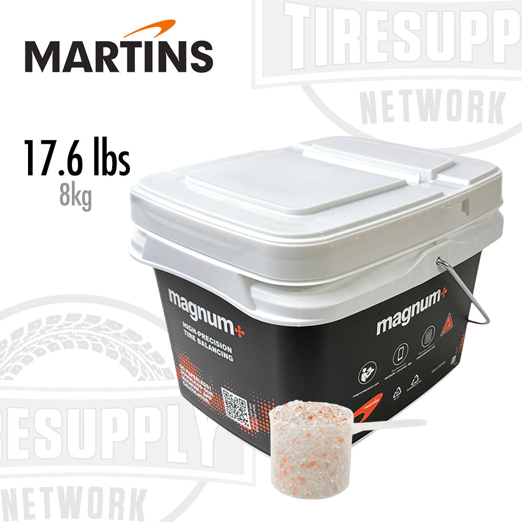 Martins MBP8KG | Magnum+ Tire Balancing Beads 17.6 lbs Bulk Tub Bucket