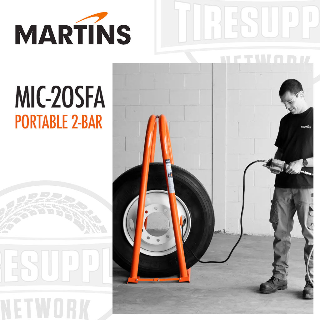 Martins | 2-Bar Portable Tire Inflation Cage - One Size Fits All (MIC-2OSFA)