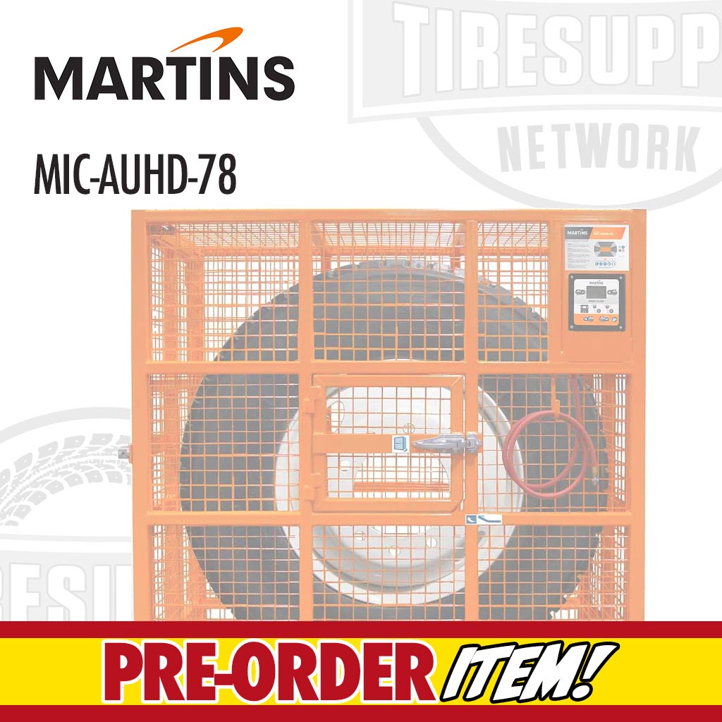 Martins MIC-AUHD-78 | 78" Automatic Heavy Duty Truck & OTR Tire Inflation Cage