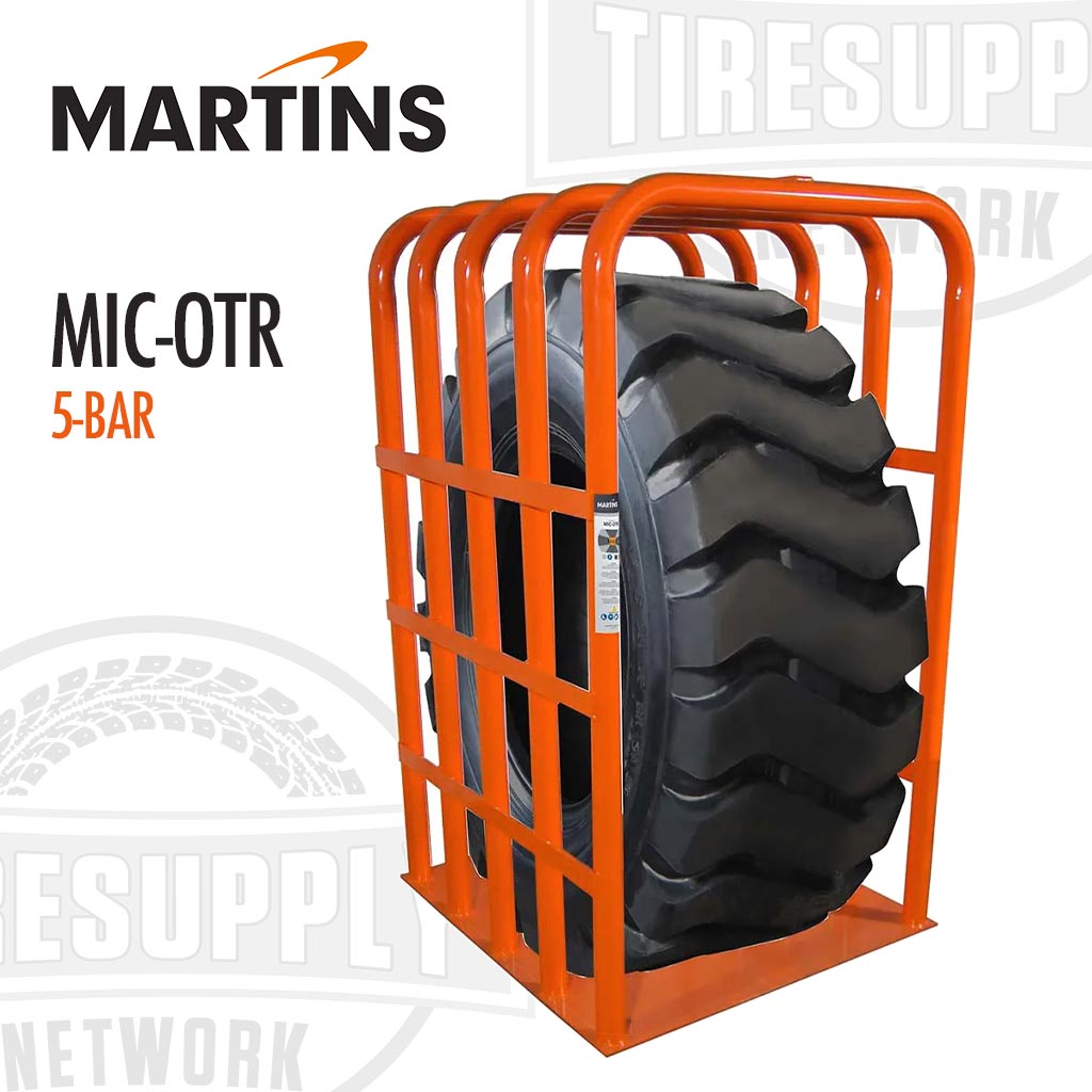 Martins | 5-Bar Heavy Duty OTR Tire Inflation Cage (MIC-OTR)