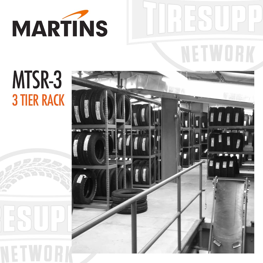 Martins | Tire Storage 3-Tier Shelving Rack For Passenger & Light Truck Tires (MTSR-3)