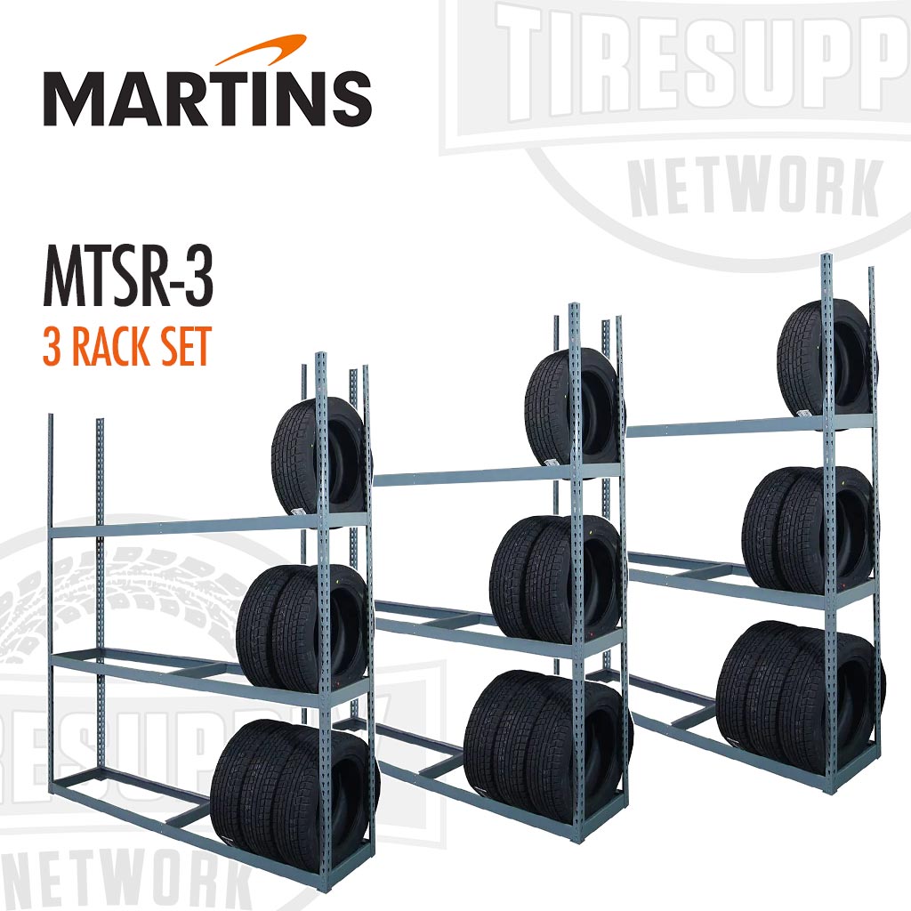 Martins | Tire Storage 3-Tier Shelving Rack For Passenger & Light Truck Tires (MTSR-3)