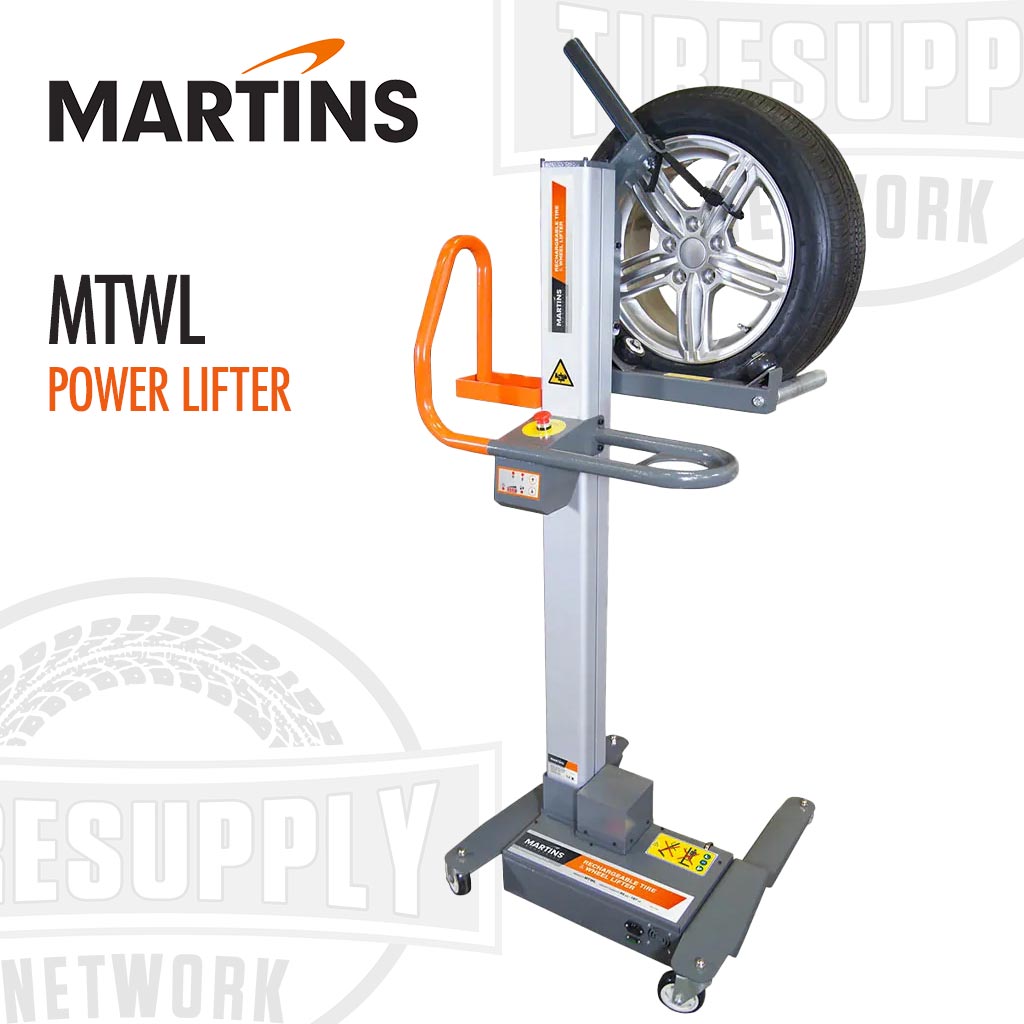 Martins | Power Lifter to Lift Tire & Wheel Assemblies for Car, SUV & Light Trucks (MTWL)