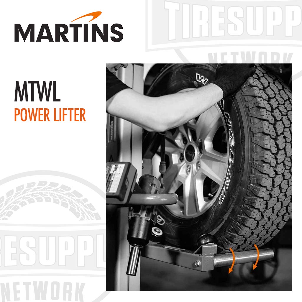 Martins | Power Lifter to Lift Tire & Wheel Assemblies for Car, SUV & Light Trucks (MTWL)