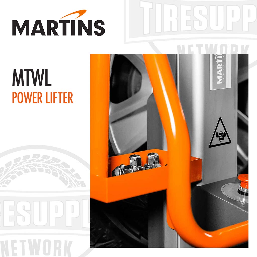 Martins | Power Lifter to Lift Tire & Wheel Assemblies for Car, SUV & Light Trucks (MTWL)