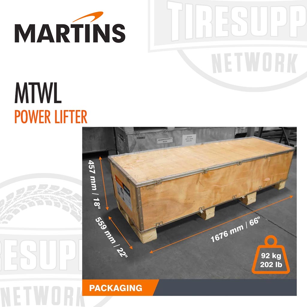 Martins | Power Lifter to Lift Tire & Wheel Assemblies for Car, SUV & Light Trucks (MTWL)