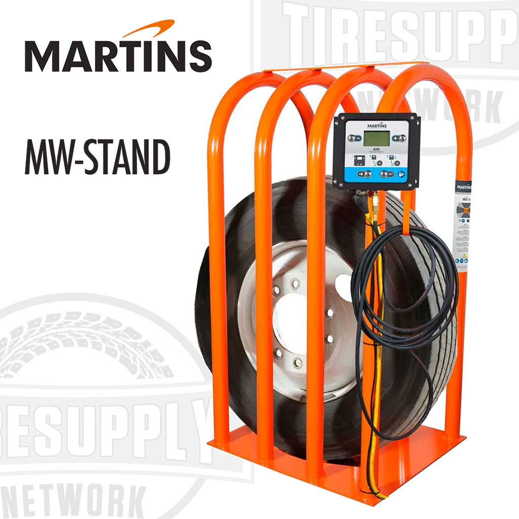 Martins MW-STAND | Stand For Automatic Tire Inflator to Mount on Tire Inflation Safety Cage