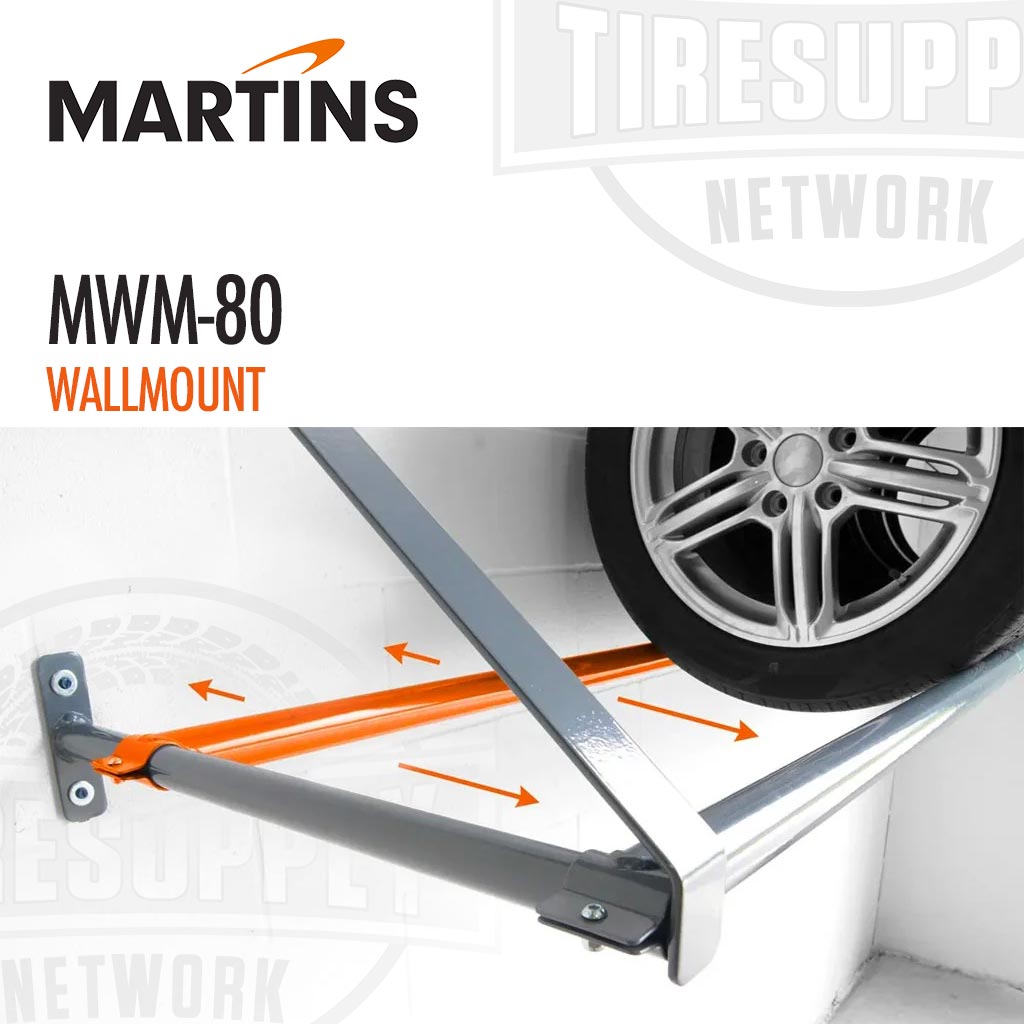 Martins MWM-80 | Wall-Mount Tire Storage Rack