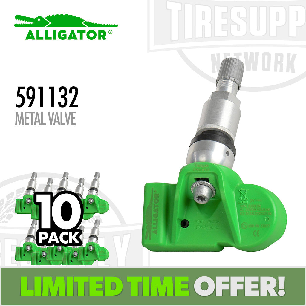 Alligator 59113* | 10-Pack Sens.It RS+ Dual Frequency Universal TPMS Sensor - Metal or Rubber