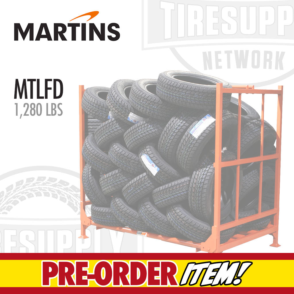 Martins MLTFD | Passenger and Light Truck Folding Rack for Tires
