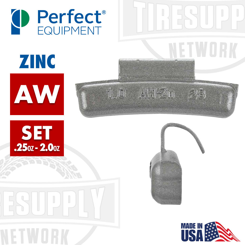Perfect Equipment | Hofmann Power Weight (AW-Style) Coated Zinc Clip-On Wheel Weights - Choose Size