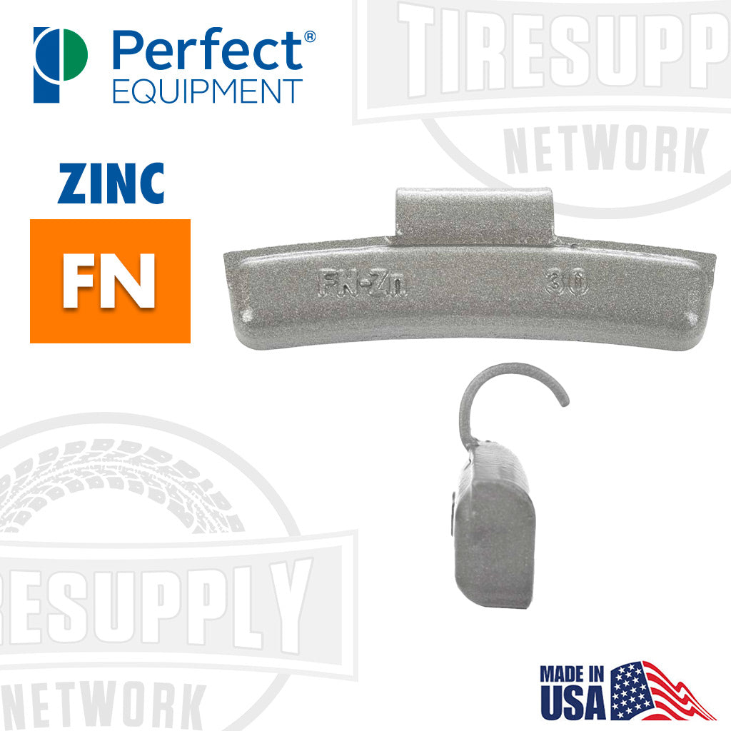 Perfect Equipment | Hofmann Power Weight (FN-Style) Coated Zinc Clip-On Wheel Weights - Choose Size