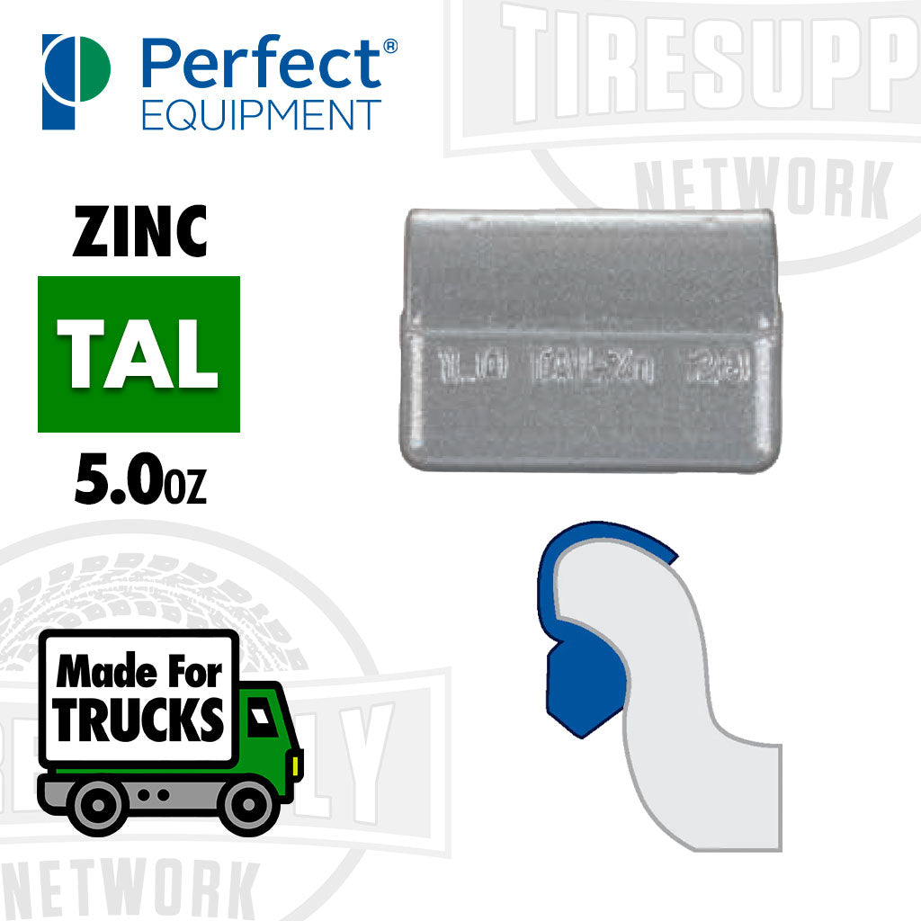 Perfect Equipment Zinc TAL clip on weight, made for trucks, 5.0oz