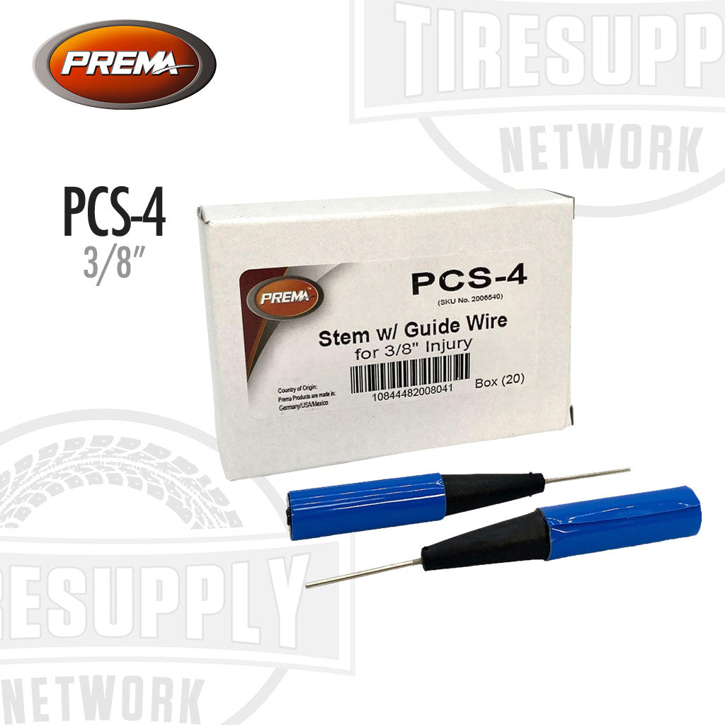 PREMA PCS-4 tire repair kit with packaging on a white background