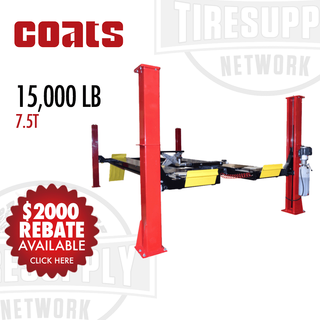 REBATE - coats 8K4P15SKITP 4 post alignment lift kit standard, 15000