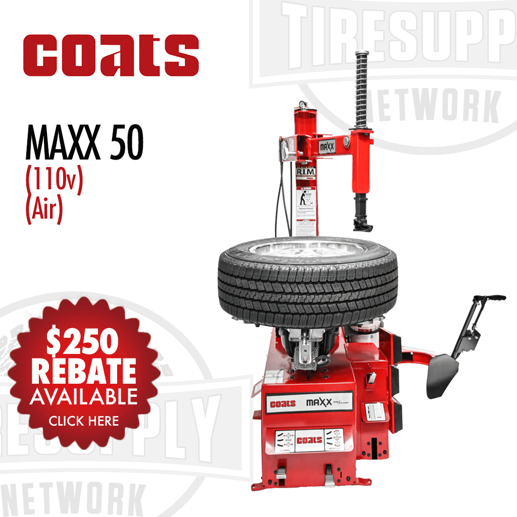 Coats | MAXX 50 Rim Clamp Tire Changer - Electric or Air Motor (MAXX50*)