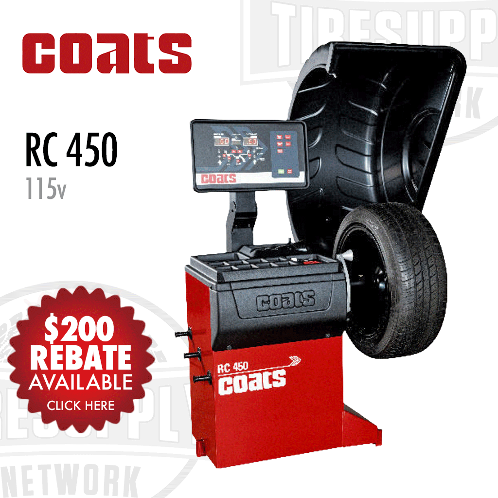 Coats RC 450 | Compact Space-Saver Wheel Balancer with Digital Display
