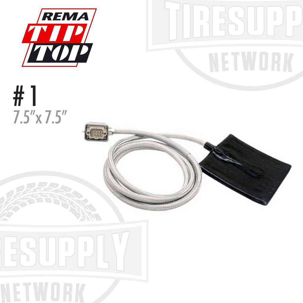Cable and black patch with REMA TIP TOP and TIRESUPPLY NETWORK branding on a white background.