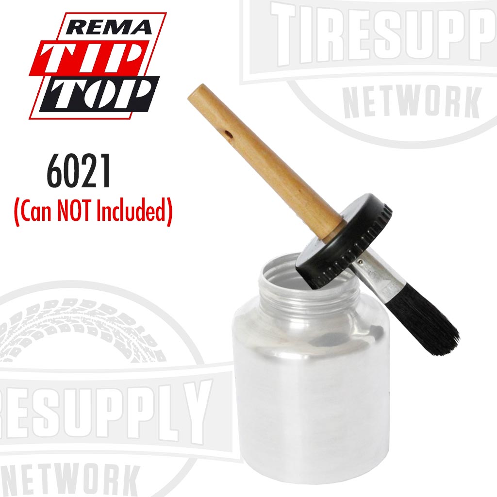 Rema | Replacement Lid & Brush for 6020 Aluminum 1-Quart Cement Dispenser Can (6021)