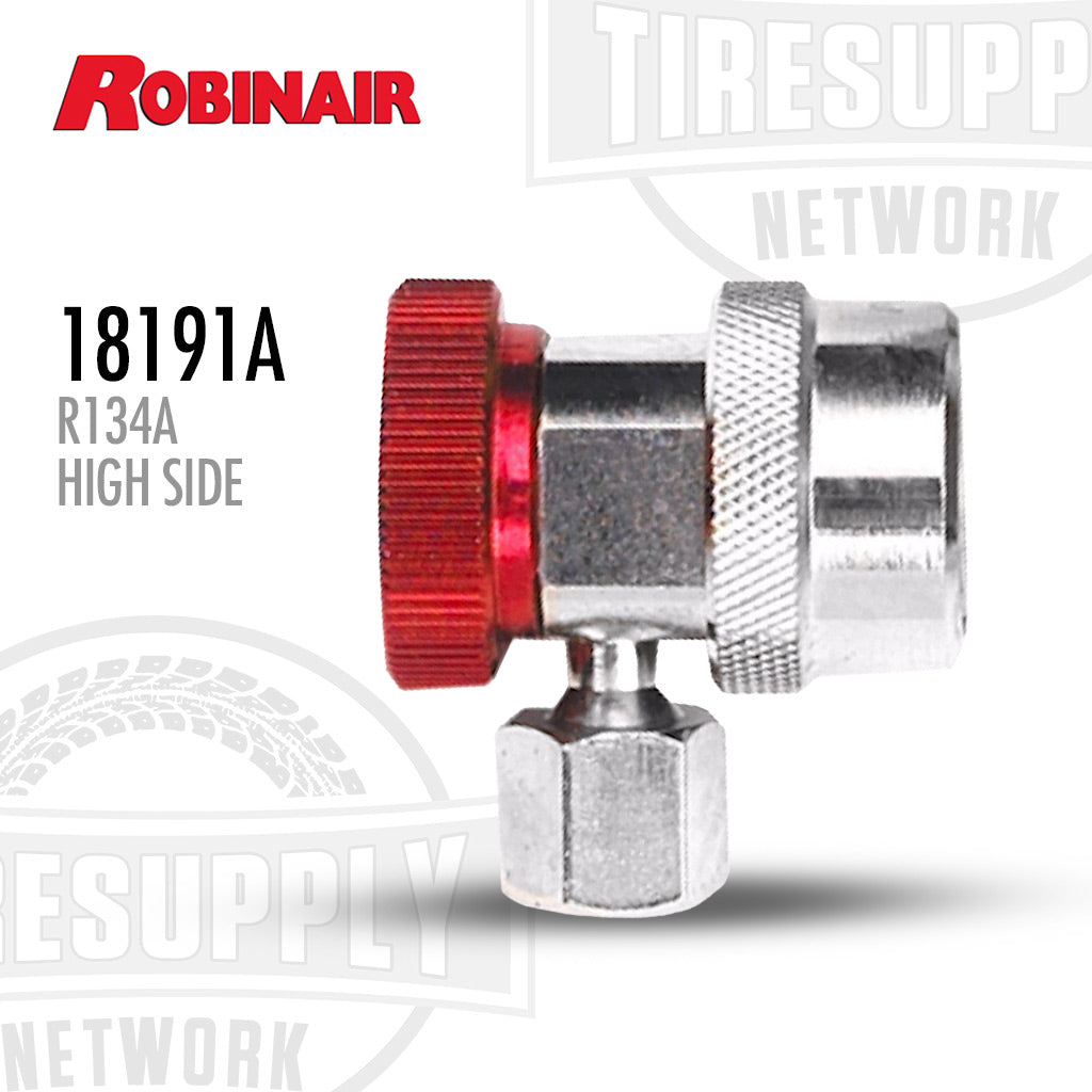 Robinair 18191A High Side Service Coupler With Red Actuator For R-134A Refrigerant
