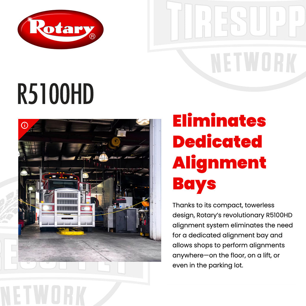 Rotary R5100HD | Towerless Heavy Duty Truck & Trailer Aligner
