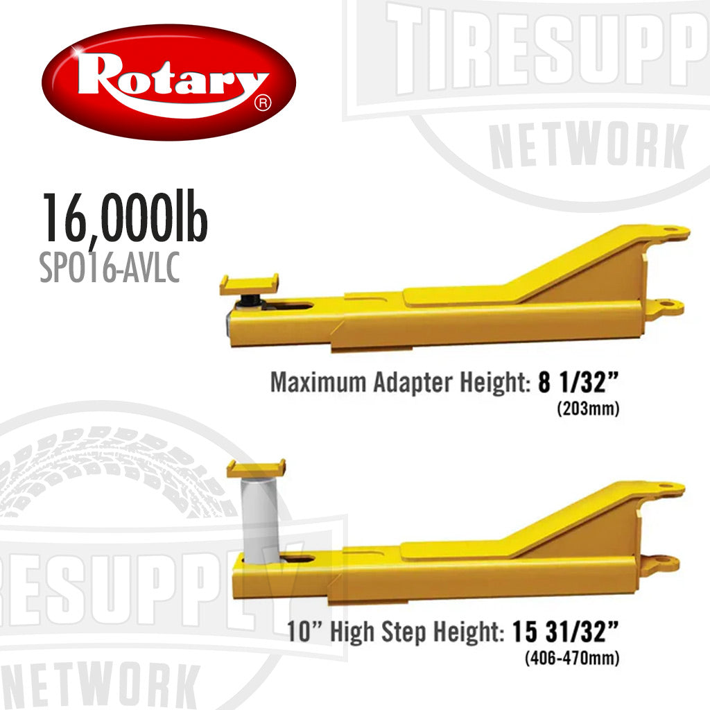 Rotary | 2-Post Lift 16,000 lbs Capacity - Shockwave Symmetric - Low Ceiling (SPO16-AVLC)