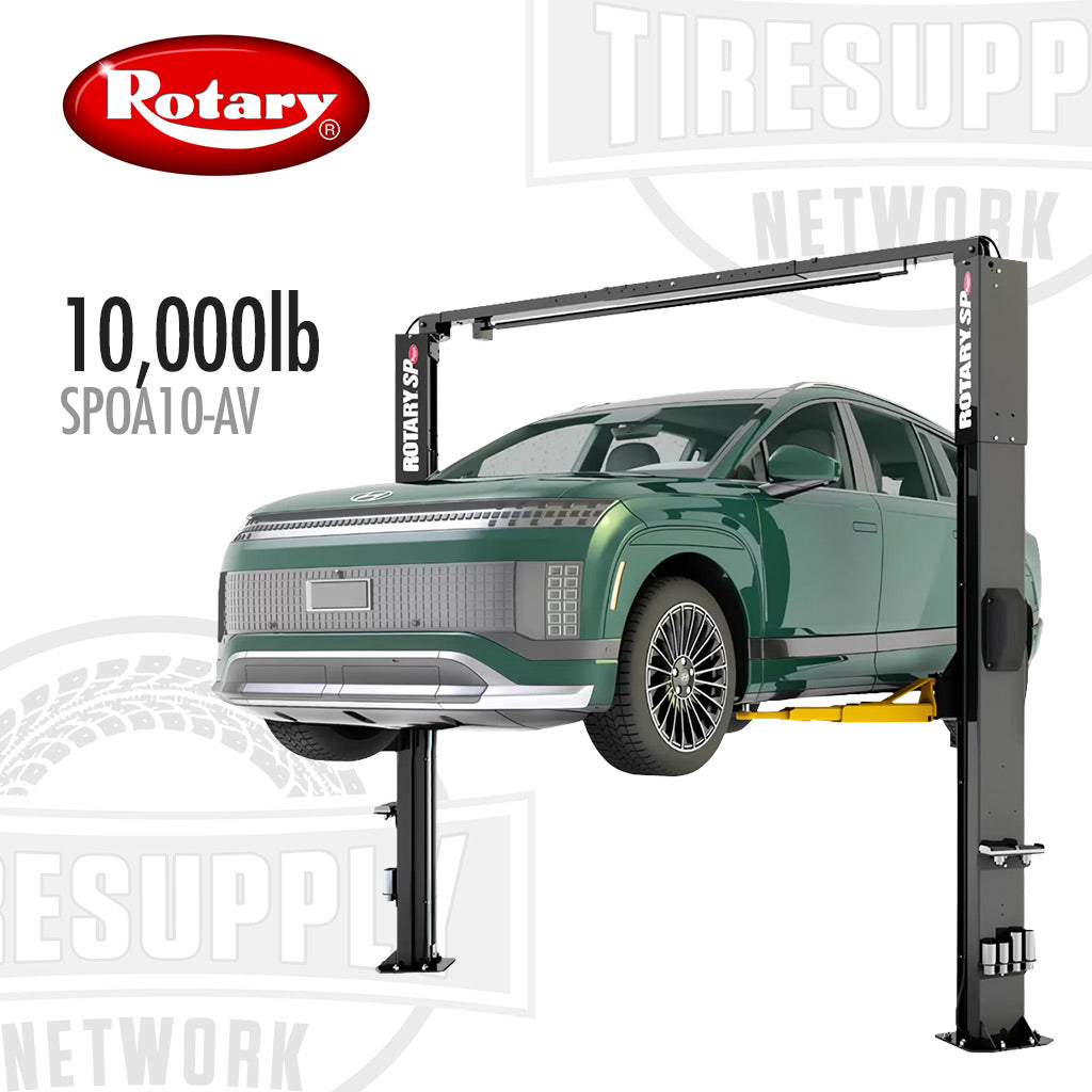 Rotary SPOA10-AV | 2-Post Lift 10,000 lbs Capacity - Shockwave Power