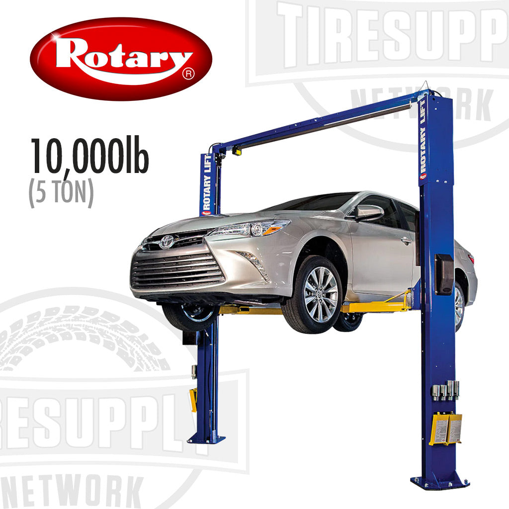 Rotary | 2-Post Car Lift 10,000 lbs Capacity - Asymmetric (SPOA10)