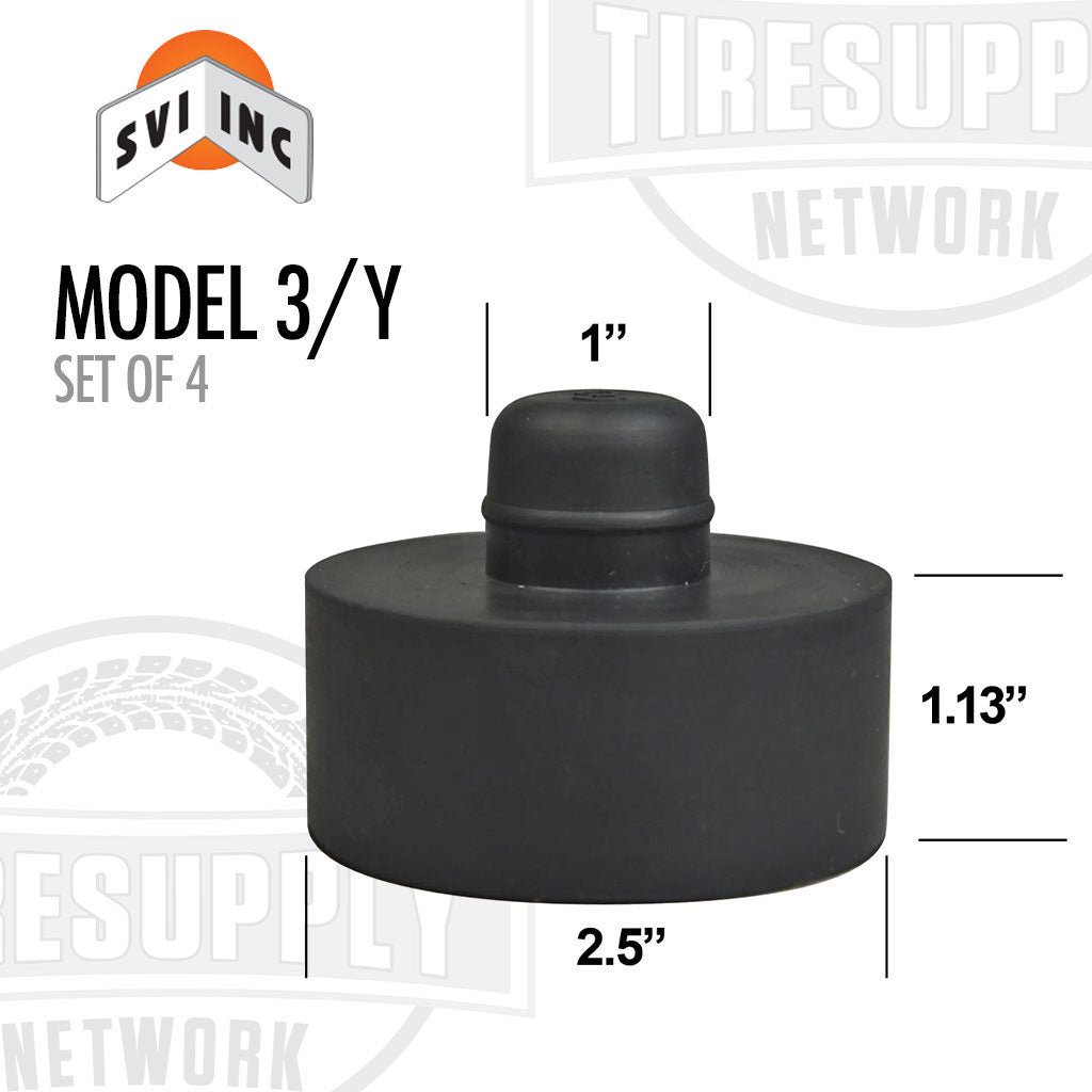 SVI | Jack / Lifting Pad / Puck Kit for Tesla Model 3 or Y - 4 Pack (SC-8701-01K)