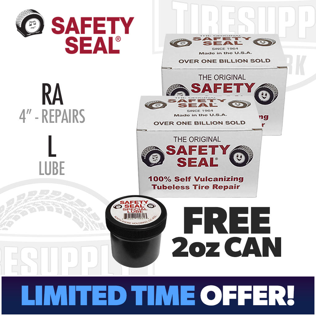 Safety Seal | 4" Auto/Light Truck Repair Refill - 2 Boxes Get a FREE 2oz Lube (RA-L)