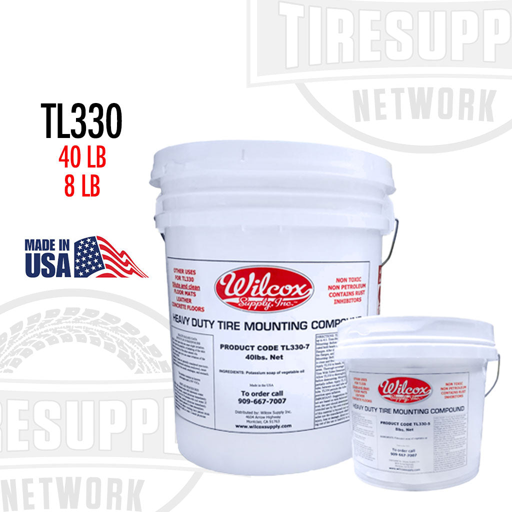 Heavy Duty Tire Mounting Compound Lubricant - Choose 8 lb or 40 lb Bucket (TL330-*)