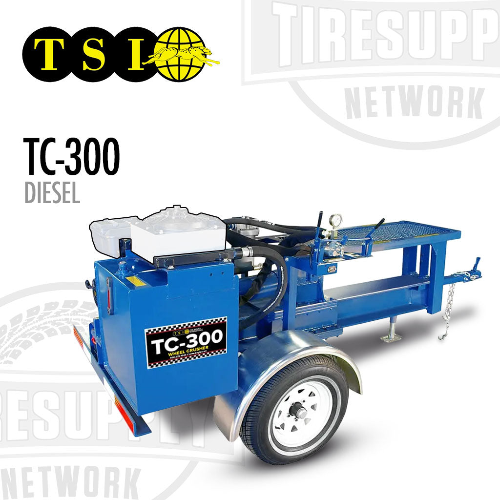 TSI | Wheel Crusher TC-300 - Choose Electric, Gas, Diesel Powered (TC-300*)