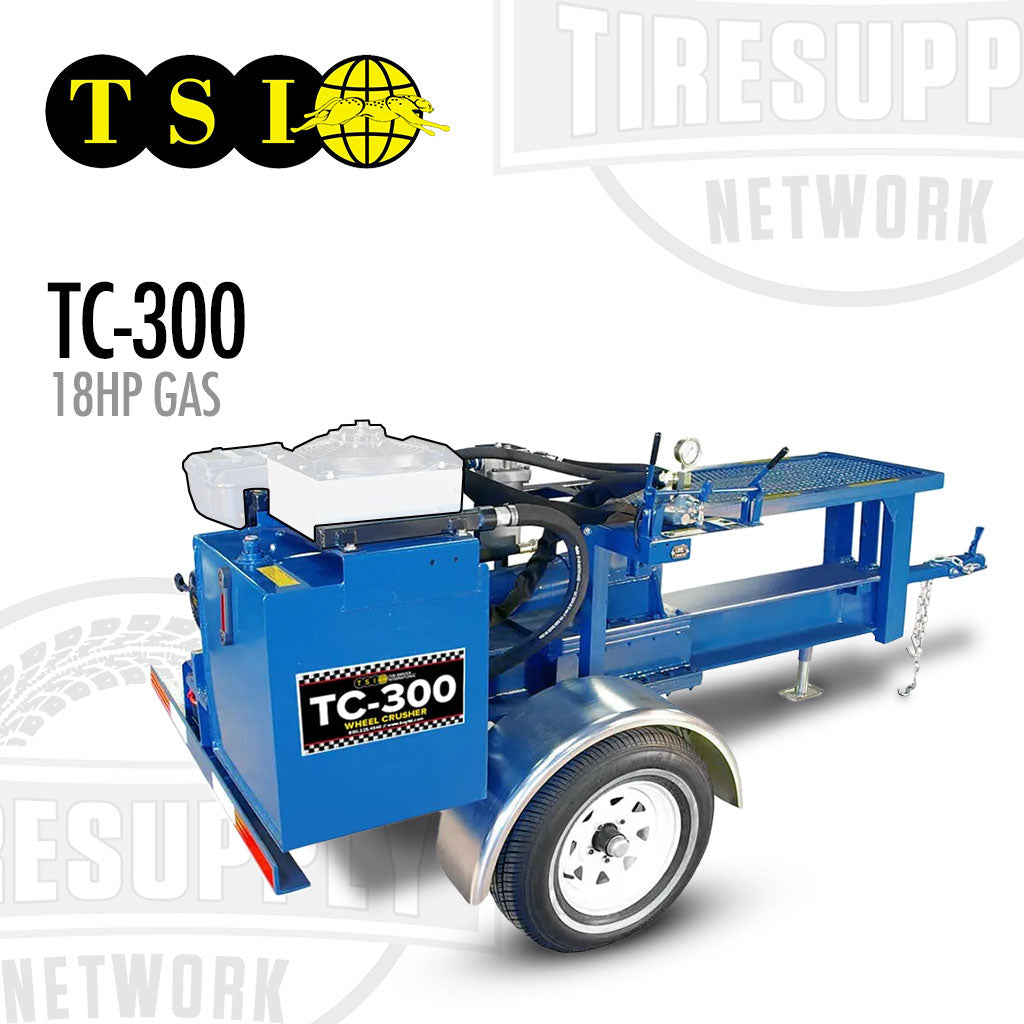 TSI | Wheel Crusher TC-300 - Choose Electric, Gas, Diesel Powered (TC-300*)