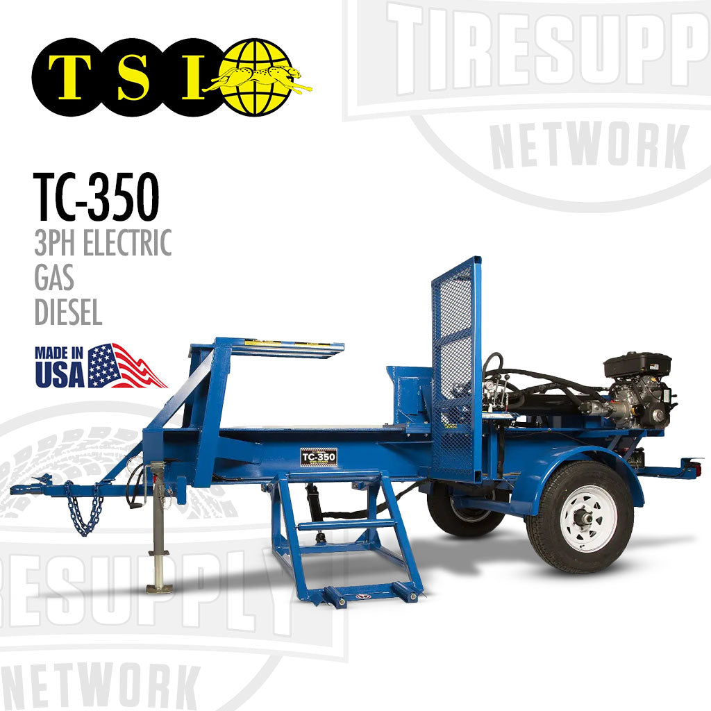 TSI TC-350 3PH electric gas or diesel, wheel crusher
