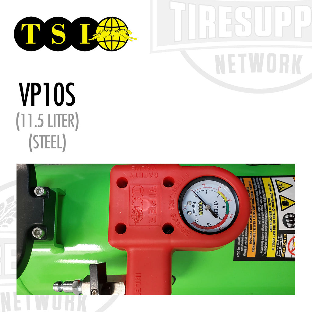 TSI | Viper Gen III Bead Seater - 11.5 Liter Steel Tank (VP10S)