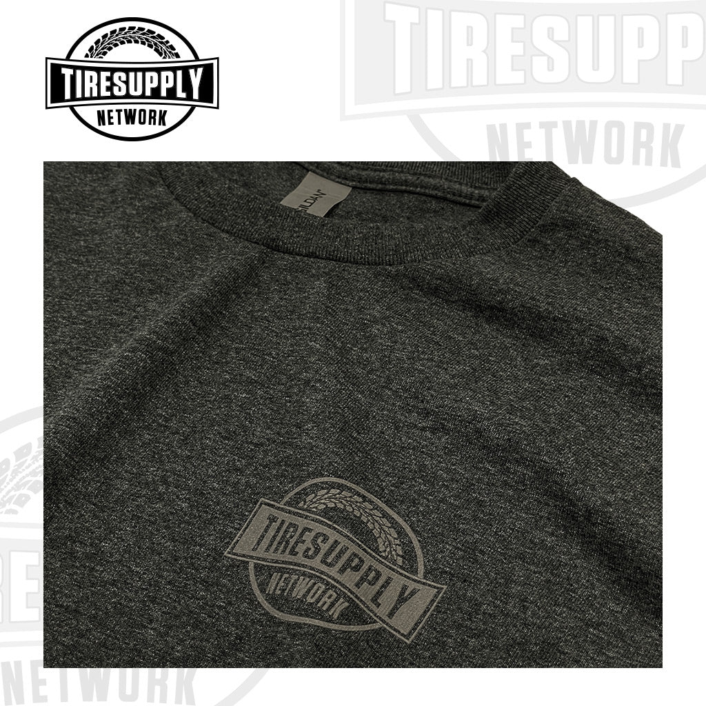 Tire Supply Network | T-Shirt NOBS Dark Htr Gray - Choose L, XL (TSN-NOBS*)