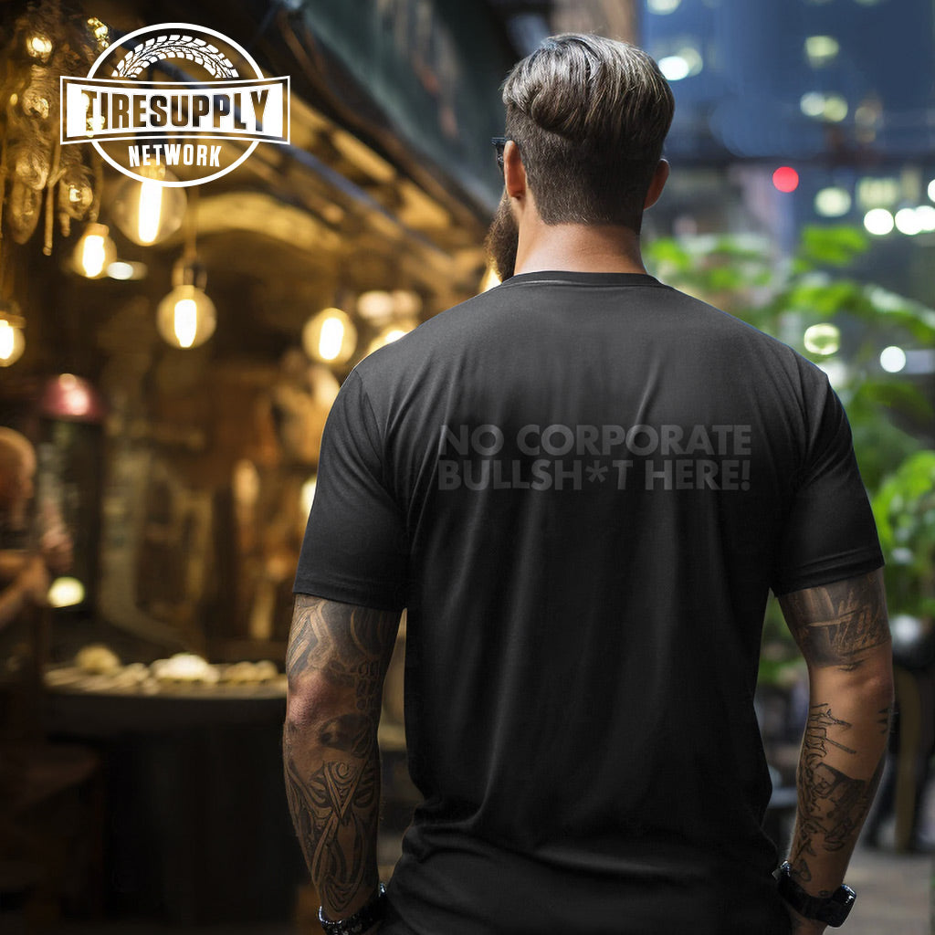 Tire Supply Network | T-Shirt NOBS Dark Htr Gray - Choose L, XL (TSN-NOBS*)