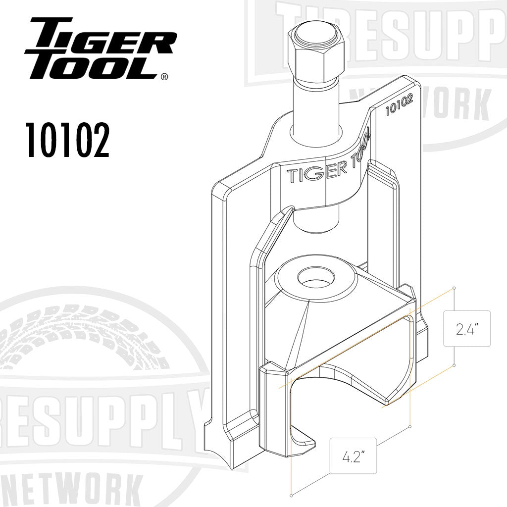 Tiger Tool | 1" Drive Heavy Duty Commercial U-Joint Puller (10102)