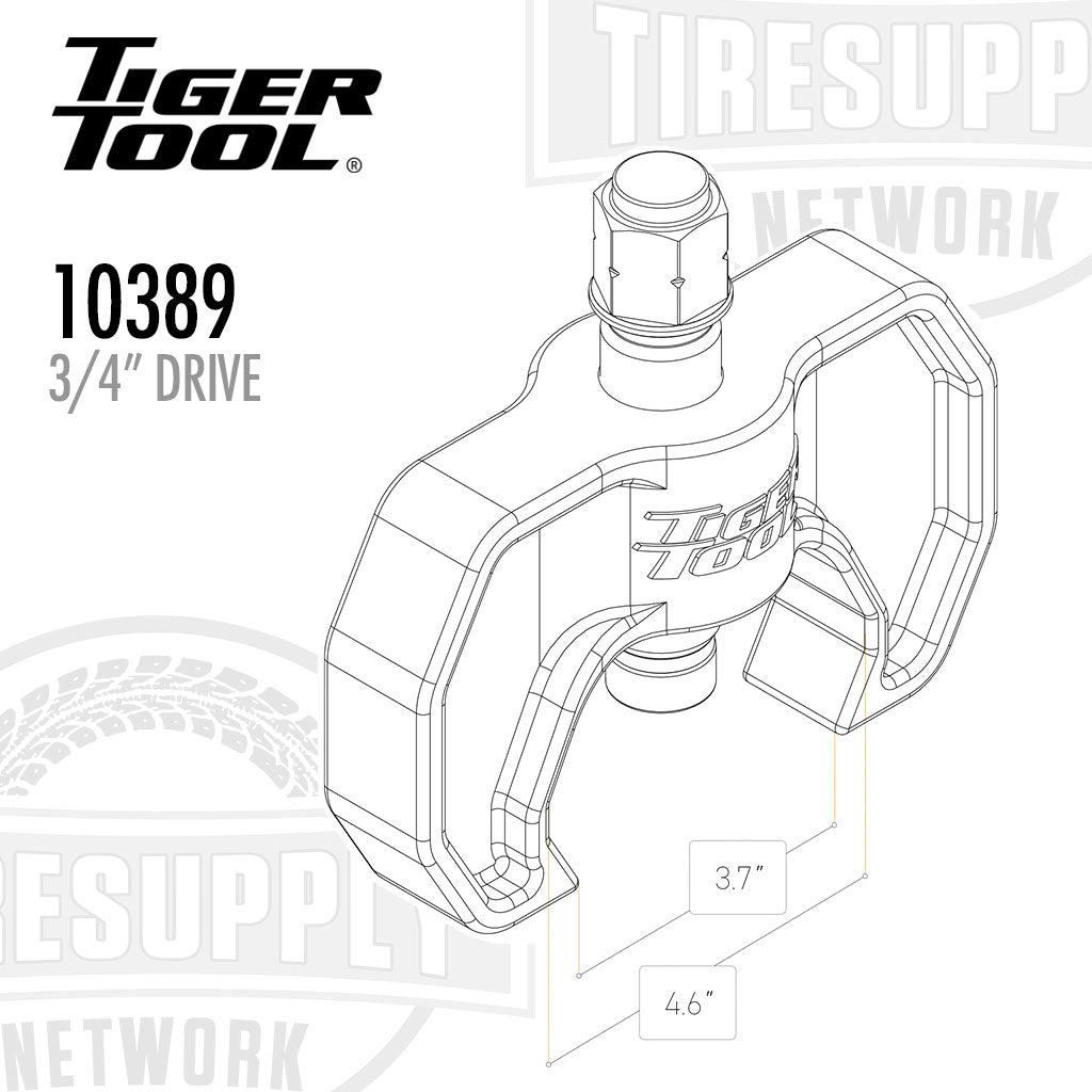 Tiger Tool | 3/4″ Drive Pitman Arm Puller - Sheppard M110 (10389)