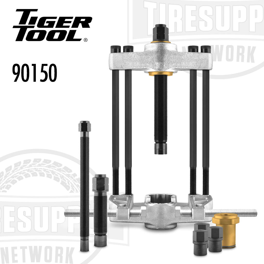 Tiger Tool tire changer tool set on a white background with brand logo. 90150.