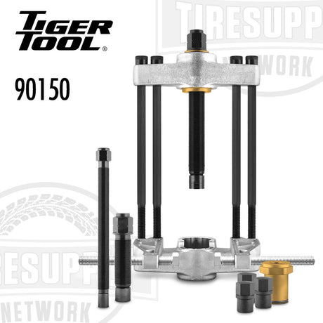 Tiger Tool tire changer tool set on a white background with brand logo. 90150.