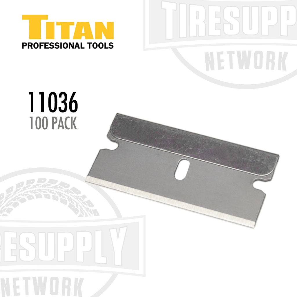Titan Tools | Single Edge Razor Blades - 100 Pack (155134)