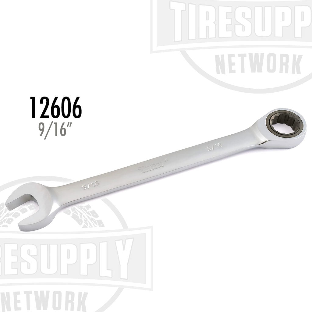 9/16" wrench with 'Tiresupply Network' branding on a white background. 12606