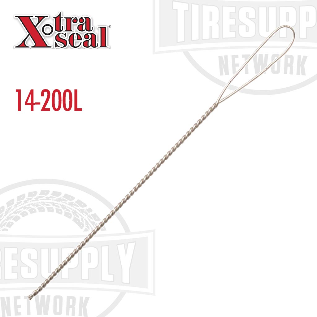 A steel wire puller installation tool with a brand logo 'Xtra Seal' and model number '14-200L' displayed.