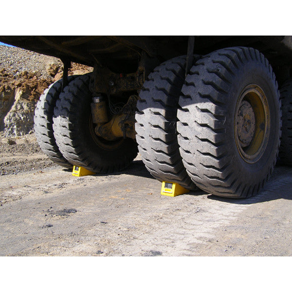 AME | Urethane OTR Wheel Chock 70″ - 118″ (15338)