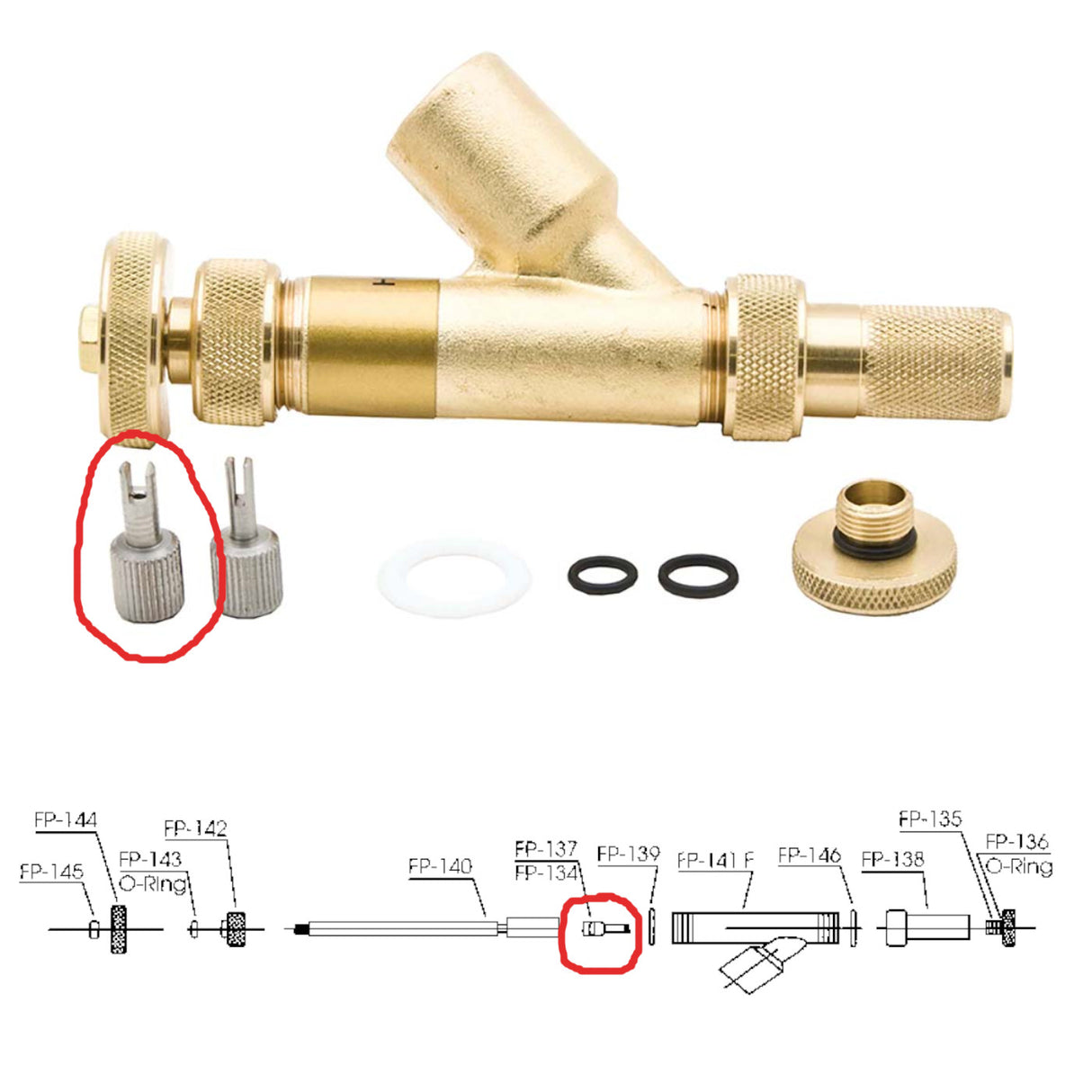 FP-134 Large Bore Core Remover